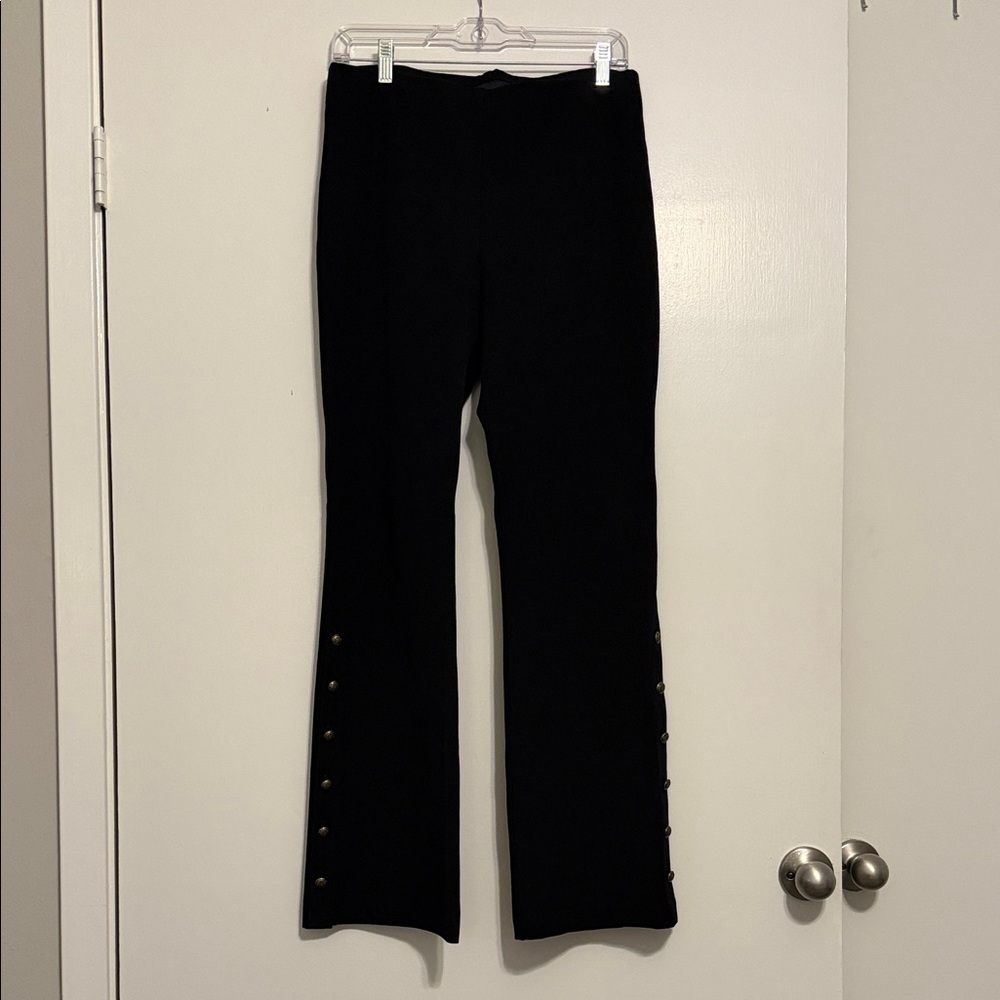 Fifteen Twenty Black Pants with Side Buttons